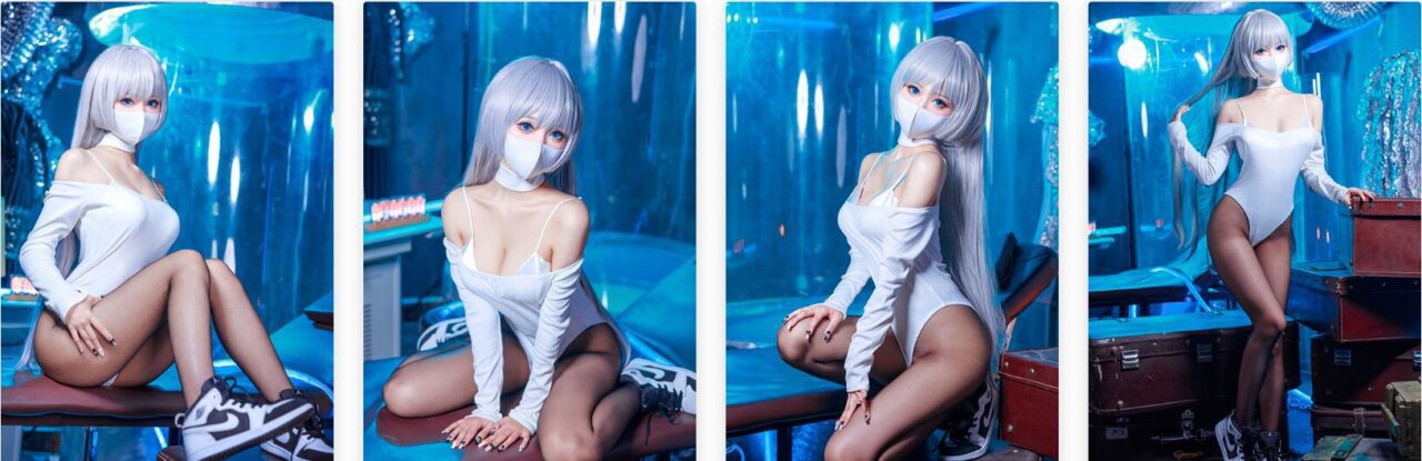 仙女月丝袜Cosplay套图视频下载 | ivy黑丝AJ运动鞋（带视频）