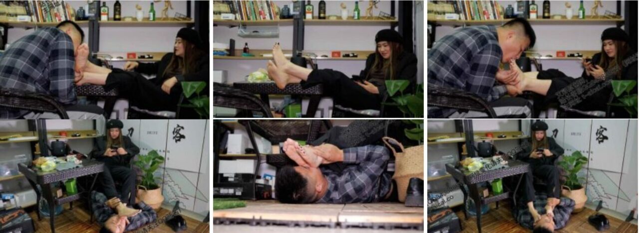 Fifth Style | Qinqin Xiaozhu shows her face for the first time and performs immersive foot licking