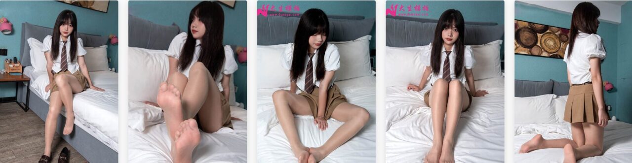 Download the stockings photo set video of a college model | Han Xi Youthful Girl 2 (with video)