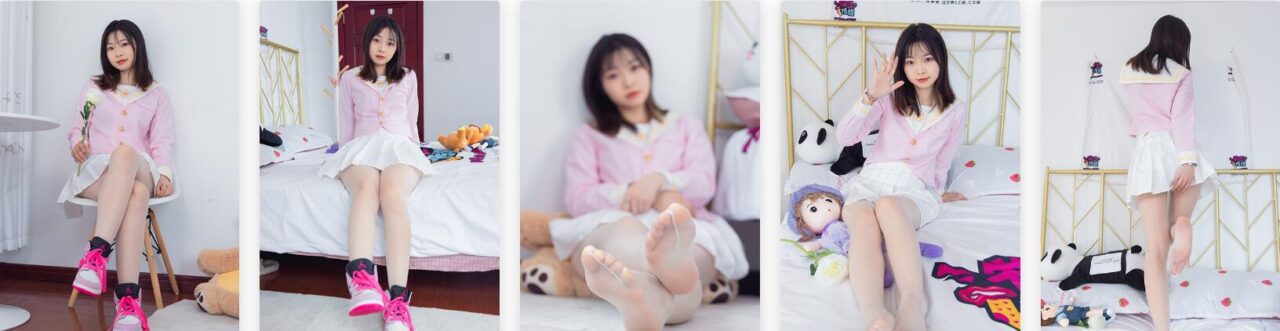 Download the stockings photo album of Wulian Media | Wanwan AJ’s white stockings-Waiting for the wind, waiting for you (with video)