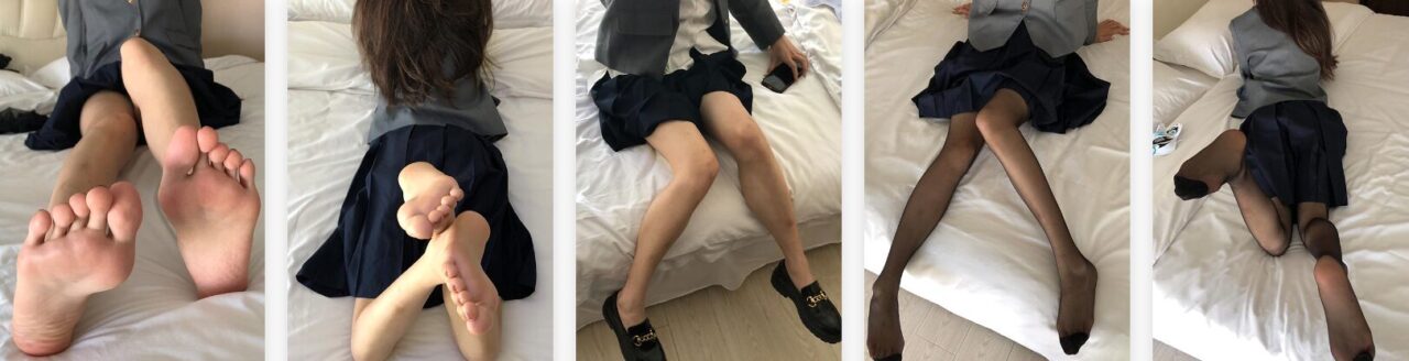 本足摄影脚模丝袜写真视频下载 | 老哥约来黑丝小女神(带视频)