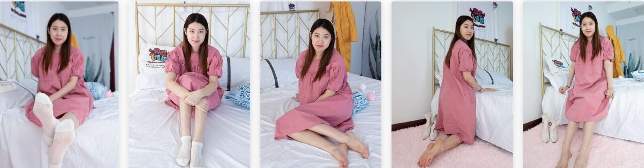 Wulian Media | Xia Xue’s white stocking feet and the crescent moon (with video)